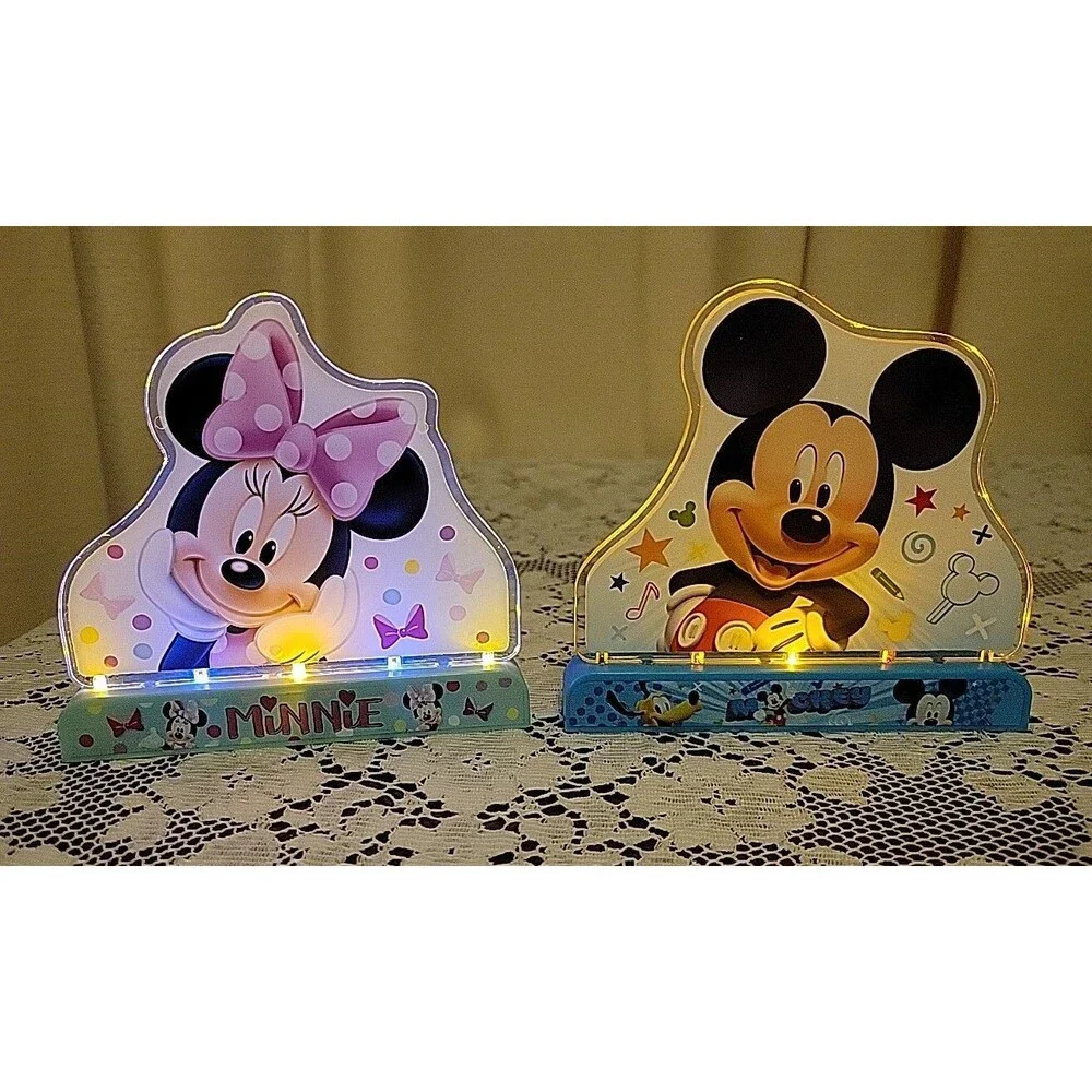 DISNEY MICKEY & MINNIE MOUSE FLASHING DECORATION MULTIPLE COLOR FLASHING MODES